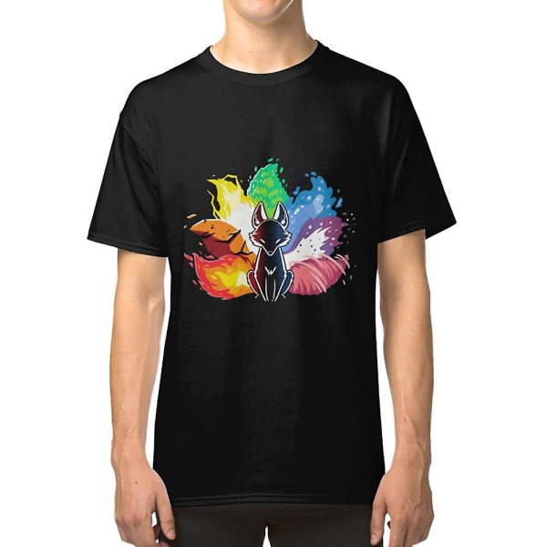 Kitsune Nio-tailed räv T-shirt XXXL
