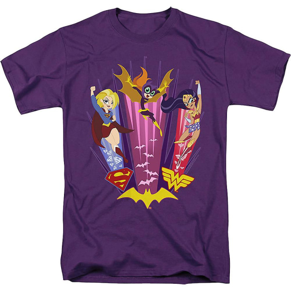 Supergirl, Batgirl ja Wonder Woman DC Super Hero Girls -paita XXXL