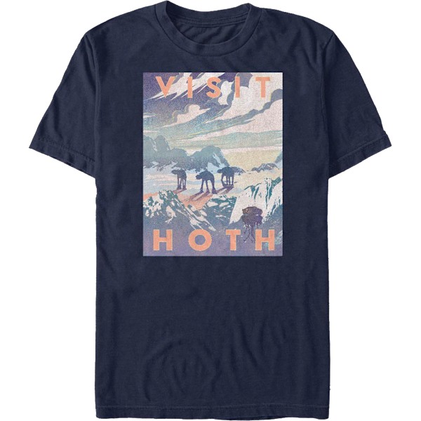 Besøg Hoth Star Wars T-shirt XL