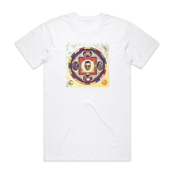 Ringo Starr Time Takes Time Album Cover T-Shirt Hvid XXL