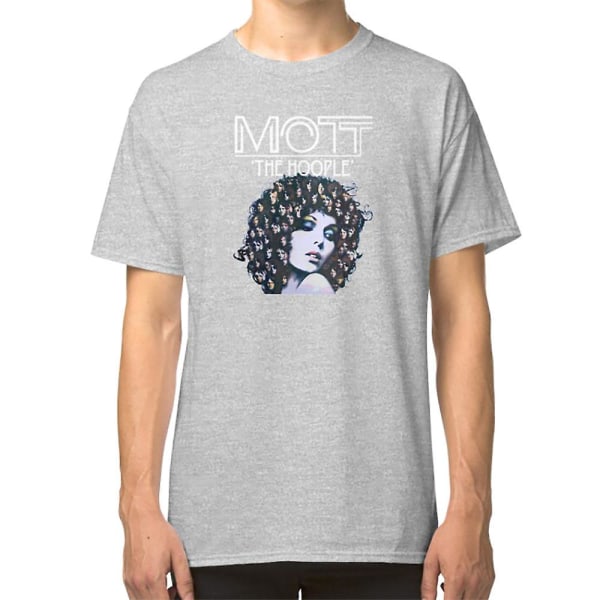 Mott the Hoople Skjorte, Klistremerke, Plakat, Maske T-skjorte grey S