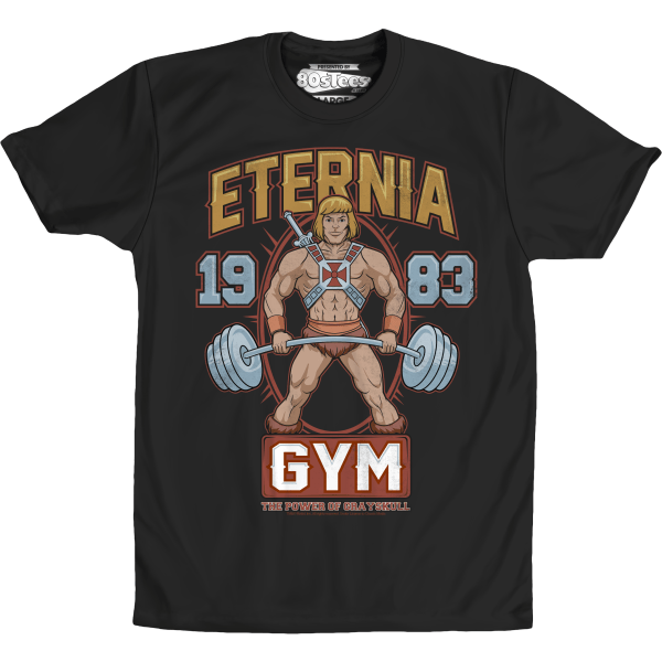 MOTU Eternia Gym He-Man T-skjorte M