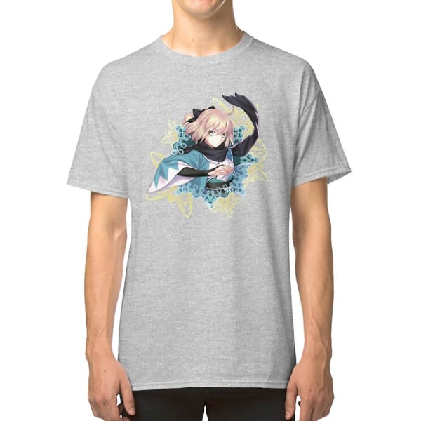 Anime Spil Fate Grand Order Okita Souji T-shirt white