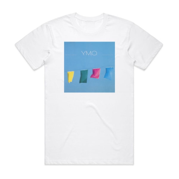 Yellow Magic Orchestra Naughty Boys Instrumental Album Cover T-shirt Vit M