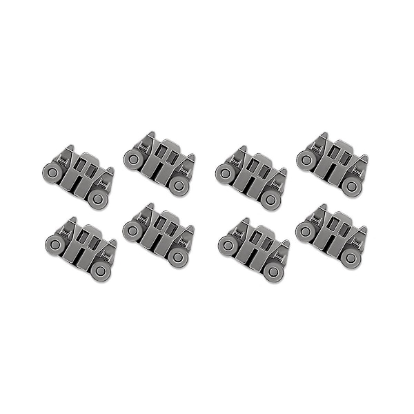 8 st Wpw10195417 W10195417 Diskmaskinshyllhjul Under Hyllan Kompatibel med Kdte104ess1 Kdte104ess