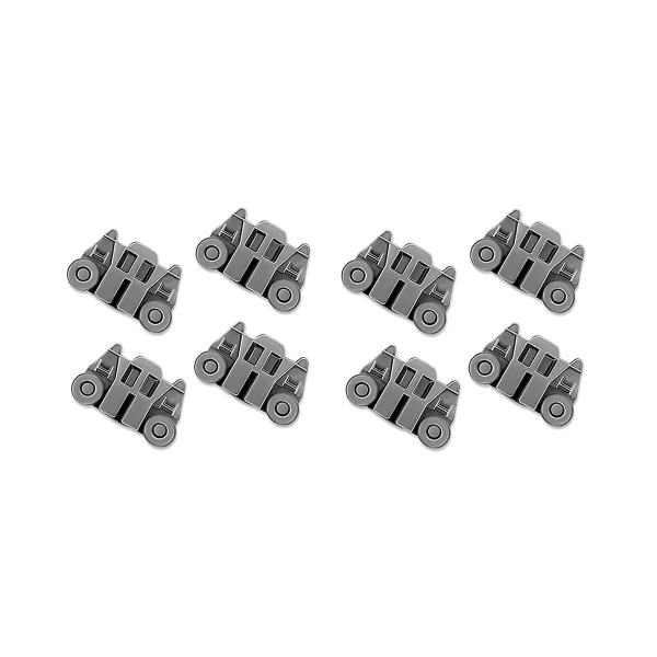 8 stk Wpw10195417 W10195417 Oppvaskmaskin Stativ Hjul Under Stativ Kompatibel med Kdte104ess1 Kdte104ess