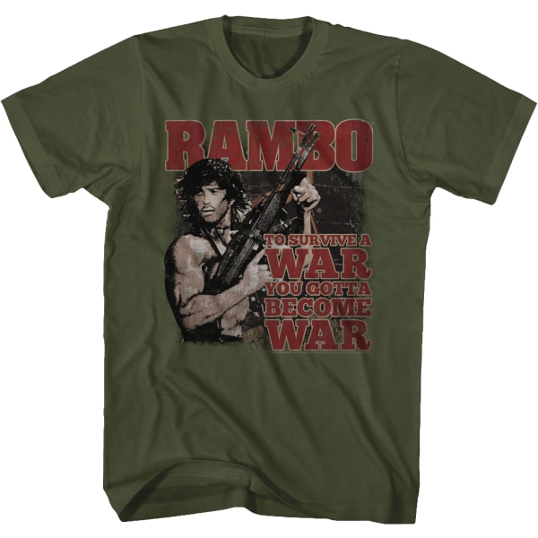 Bliv Krig Rambo T-Shirt L