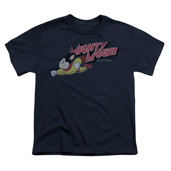 Mighty Mouse Mighty Retro Barne-T-skjorte XXXL