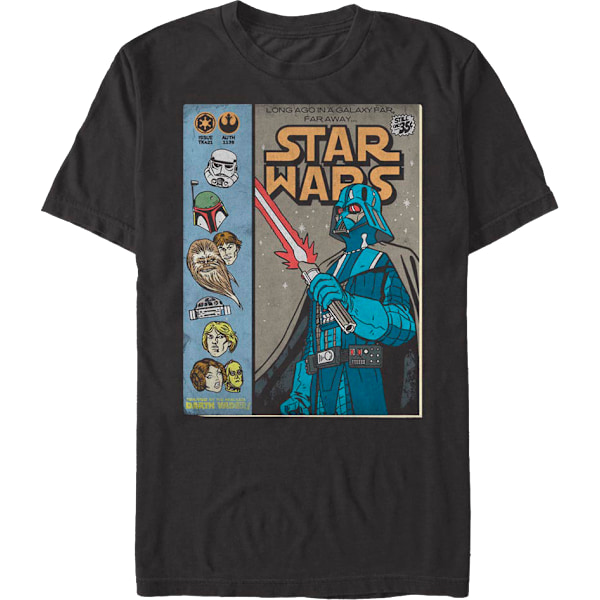 Vintage-tyylinen T-paita Star Wars -aiheisella sarjakuvalla XL