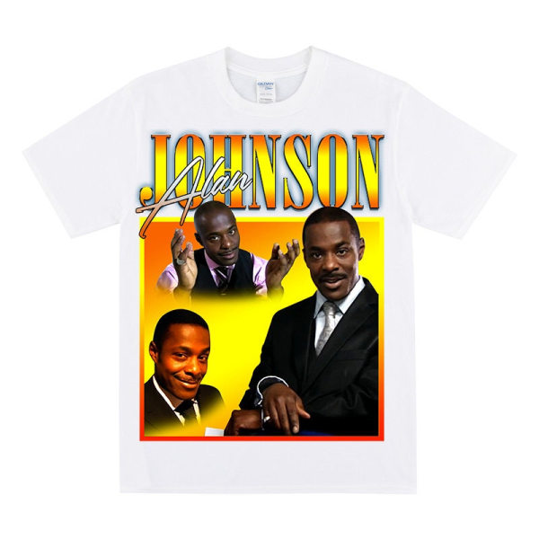 ALAN JOHNSON T-skjorte White S