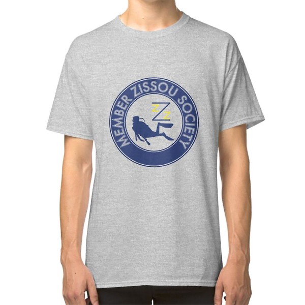 Medlem Zissou Society (detaljerad) T-shirt grey L