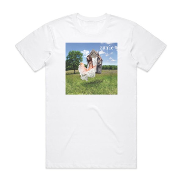 Zazie Za7Ie 1449 5 Album Cover T-shirt Hvid S