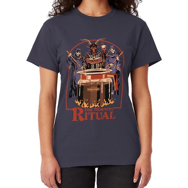 The Morning Ritual T-shirt navy S