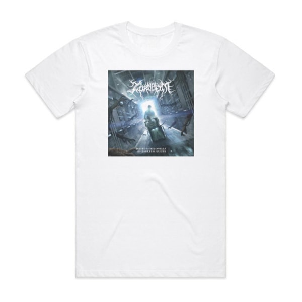 Zornheym Where Hatred Dwells And Darkness Reigns Album Cover T-Shirt Hvid XXXL