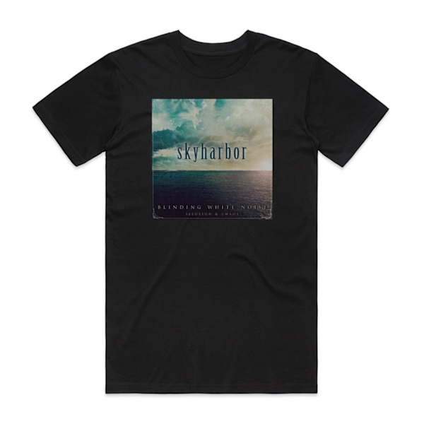 Skyharbor Blinding White Noise Illusion Chaos Album Cover T-shirt Sort M