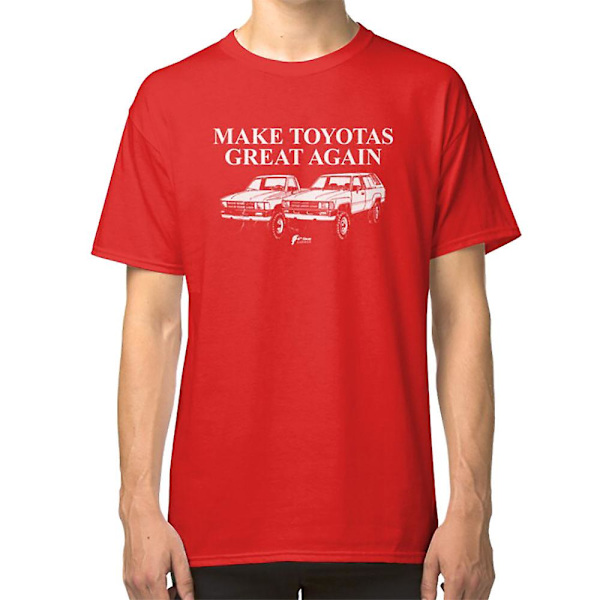 Gör Toyota Stora Igen - Truck & 4Runner T-shirt red L