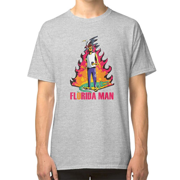 Florida Man T-skjorte grey L