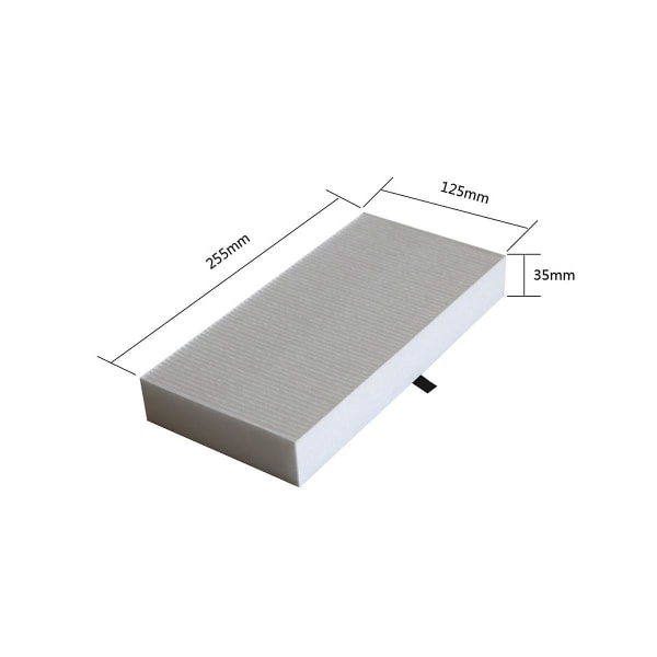 1 stk Filter for U Luftrenser Erstatning Hepa Filter for Frf102b og Filter U, hrf201b, hht290