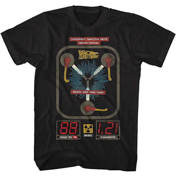 Fluxkondensator Tillbaka till framtiden T-shirt XL