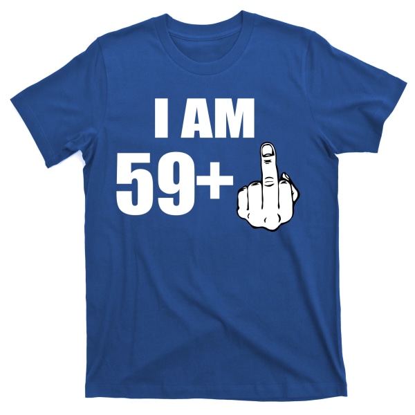 Jag är 60 långfinger 60-årspresent T-shirt L