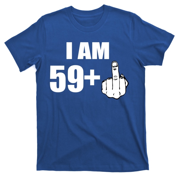 Jag Är 60 Mitt Finger 60-årsdagspresent T-shirt L