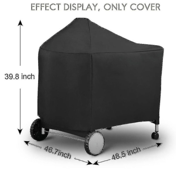 Vattentät BBQ Grill Cover för Weber 7152 124x65x101cm