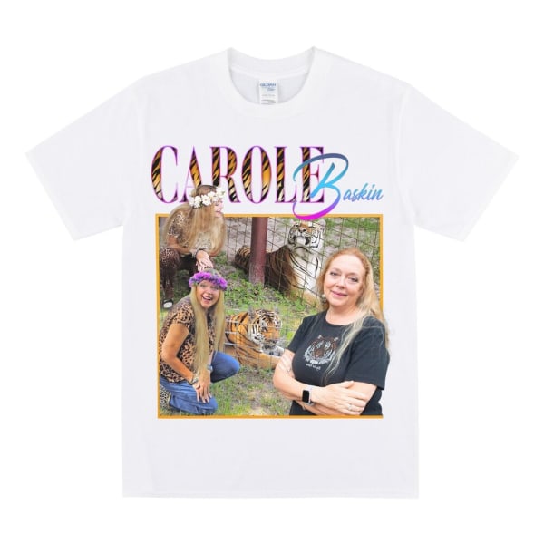 CAROLE BASKIN Homage Tshirt White L