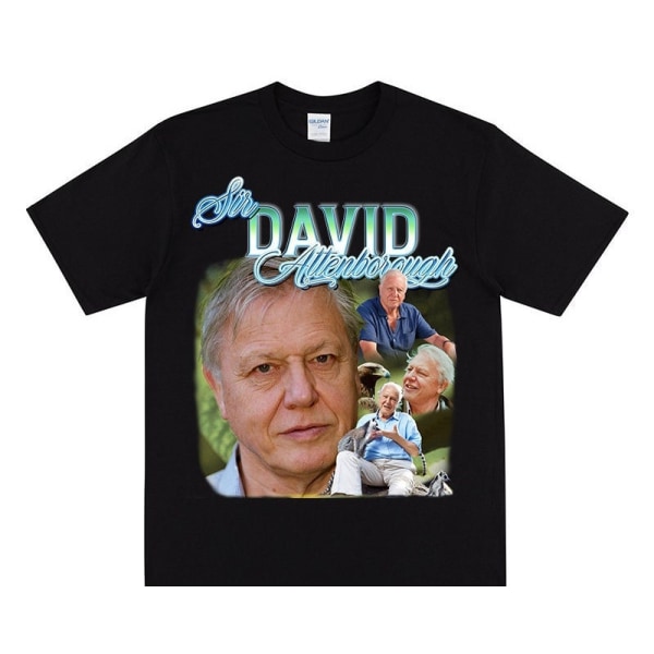 DAVID ATTENBOROUGH Hyllningströja Black L