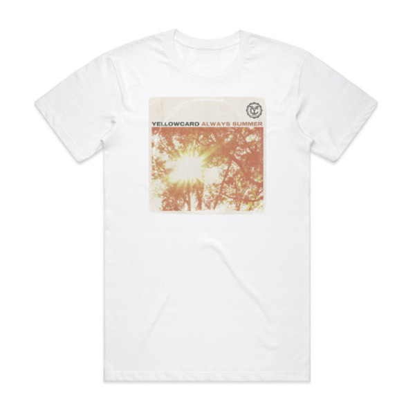 Yellowcard Always Summer Album Cover T-shirt Hvid XXXL