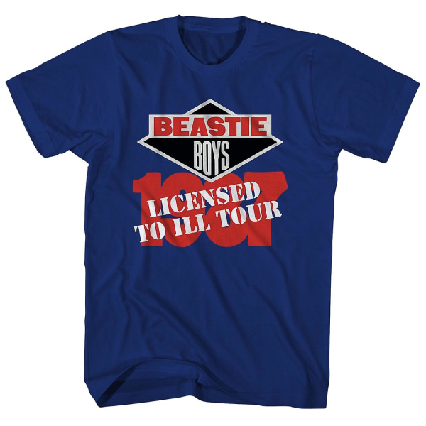 Beastie Boys T-shirt Licenseret til Ill â€?7 Tour Beastie Boys Shirt L