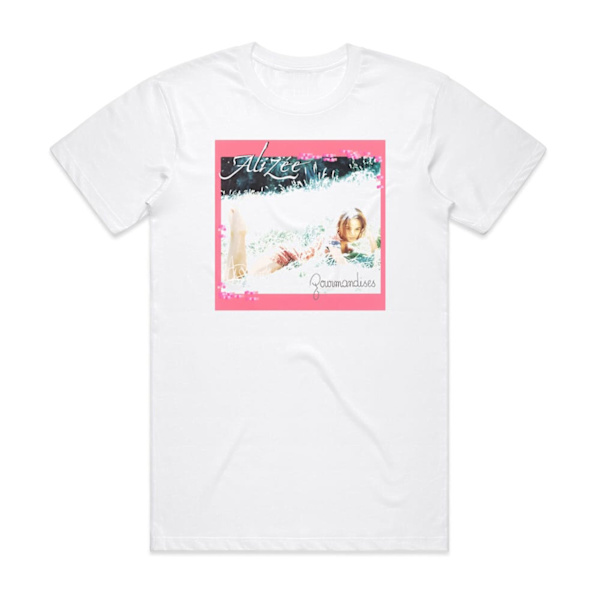 Alizee Gourmandises Album Cover T-shirt Hvid M