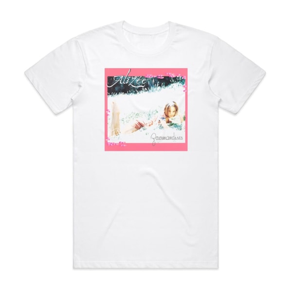 Alizee Gourmandises Album Cover T-Shirt Vit XXXL