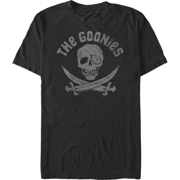 Goonies T-shirt med Dödskalle och Korsade Svärd Logo L