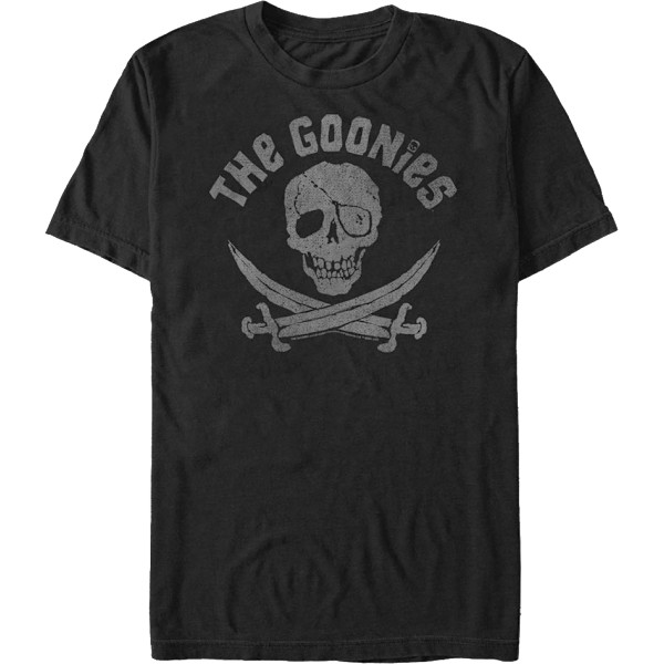 Skull And Cross Swords Logo Goonies T-shirt M