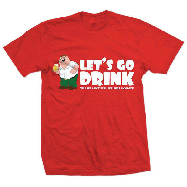 Family Guy Lad os Drikke T-shirt S