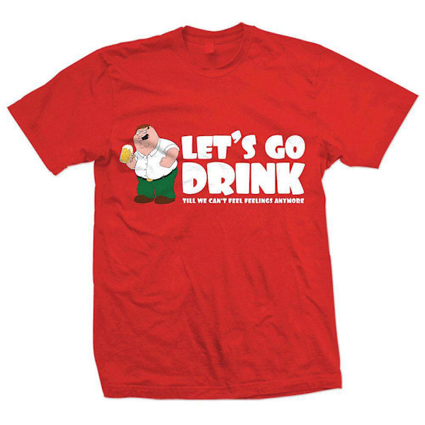 Family Guy Let's Go Drink T-shirt L