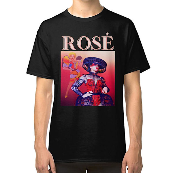 T-skjorte med retroinspirert rose fra sesong 13 av RuPaul's Drag Race M