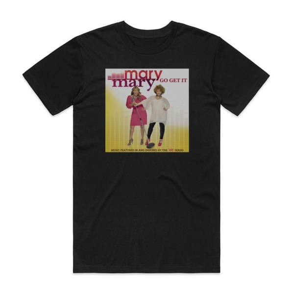 Mary Mary Go Get It Album Cover T-Shirt Sort S