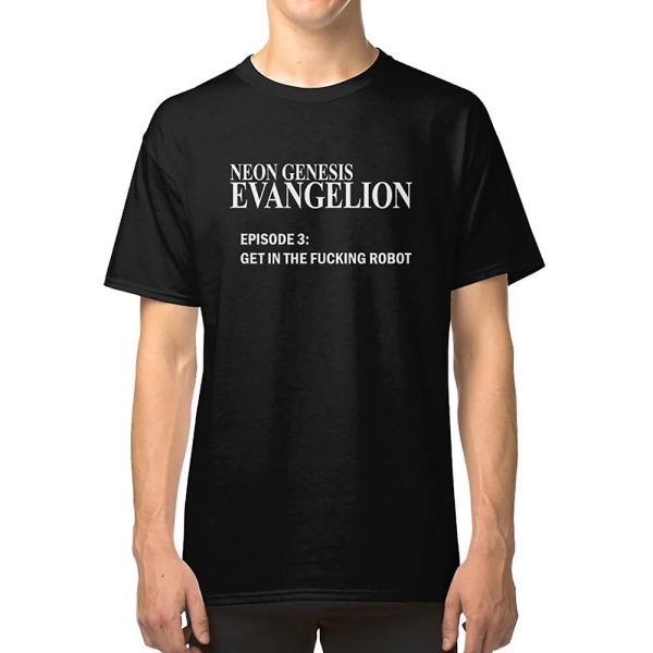 Neon Genesis Evangelion - GET IN THE F*CKING ROBOT T-skjorte XXXL