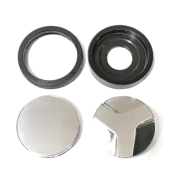 51/53/58mm 2-in-1 Kaksoispääinen Liukumaton Kahvijauheen Jakaja Tasoittaja Tamppaaja 53mm