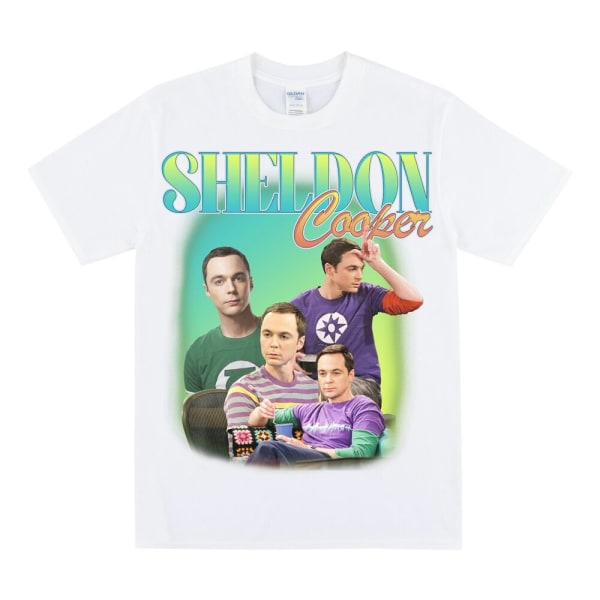 SHELDON COOPER Hyldest T-shirt White XXL