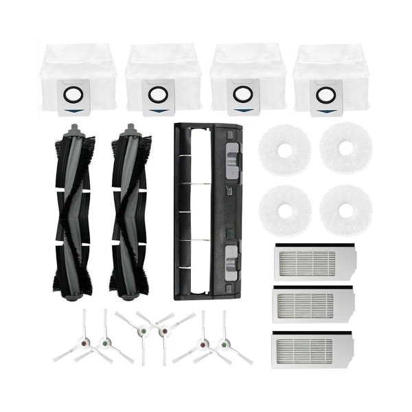 For Deebot X1 Omni T10 Turbo Robotstøvsuger Filter Hovedsidebørste Mopp Støvpose Reservedeler A