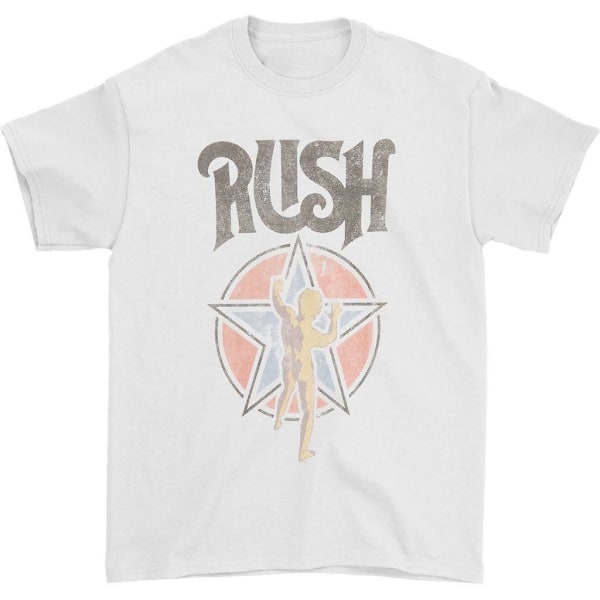 Rush Distressed Starman T-shirt XXL