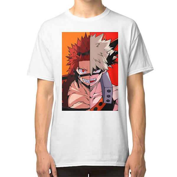 Bakugou og Kirishima T-skjorte M