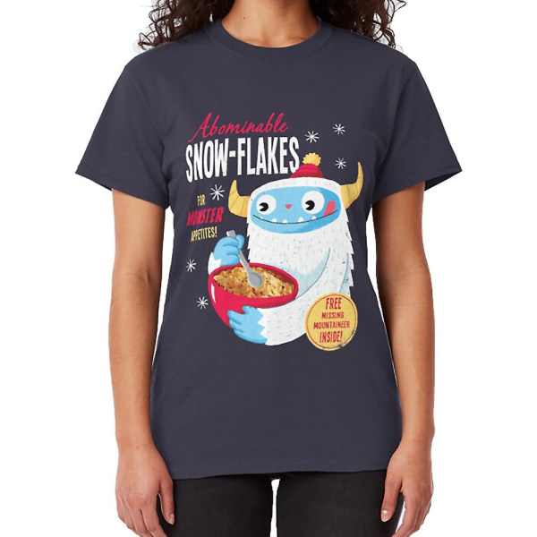 Abominable Snowflakes T-shirt navy L