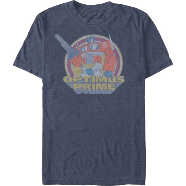 Retro Optimus Prime Action Pose Transformers T-shirt XXXL