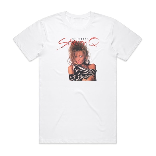 Stacey Q We Connect Album Cover T-Shirt Vit M