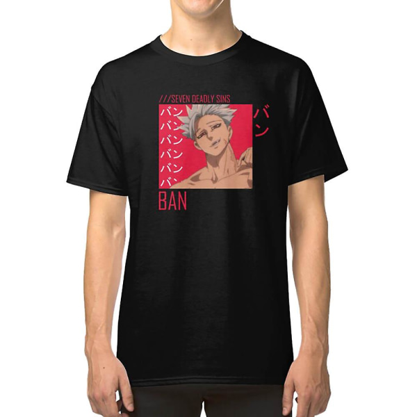 BAN anime aesthetic // Seven Deadly Sins T-shirt XXXL