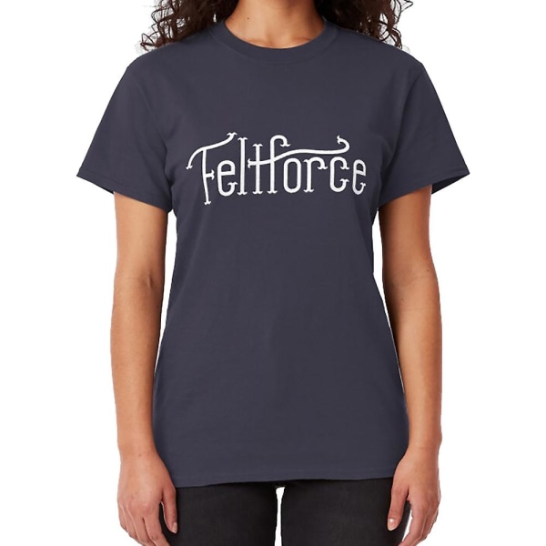 Feltforce - Vit Text T-shirt navy M