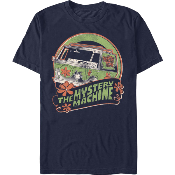 Retro Mystery Machine Logo Scooby-Doo T-Shirt L